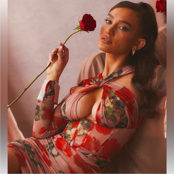 Print Corset Mini Dress - House of CB - Medium - New with Tag -Perfect Condition - Picture 3 of 14